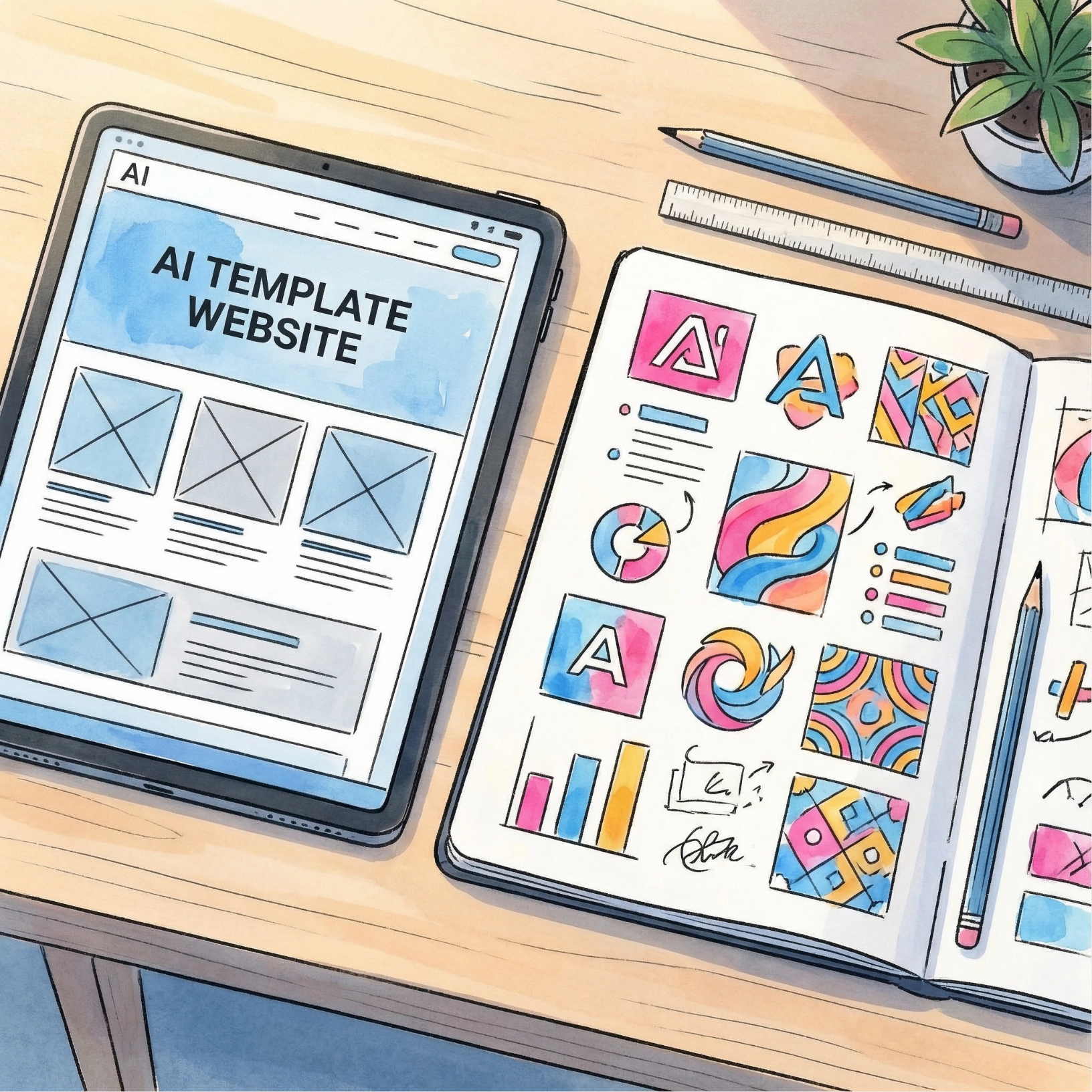 Website mit KI erstellen – wo KI hilft und warum Design Menschensache bleibt